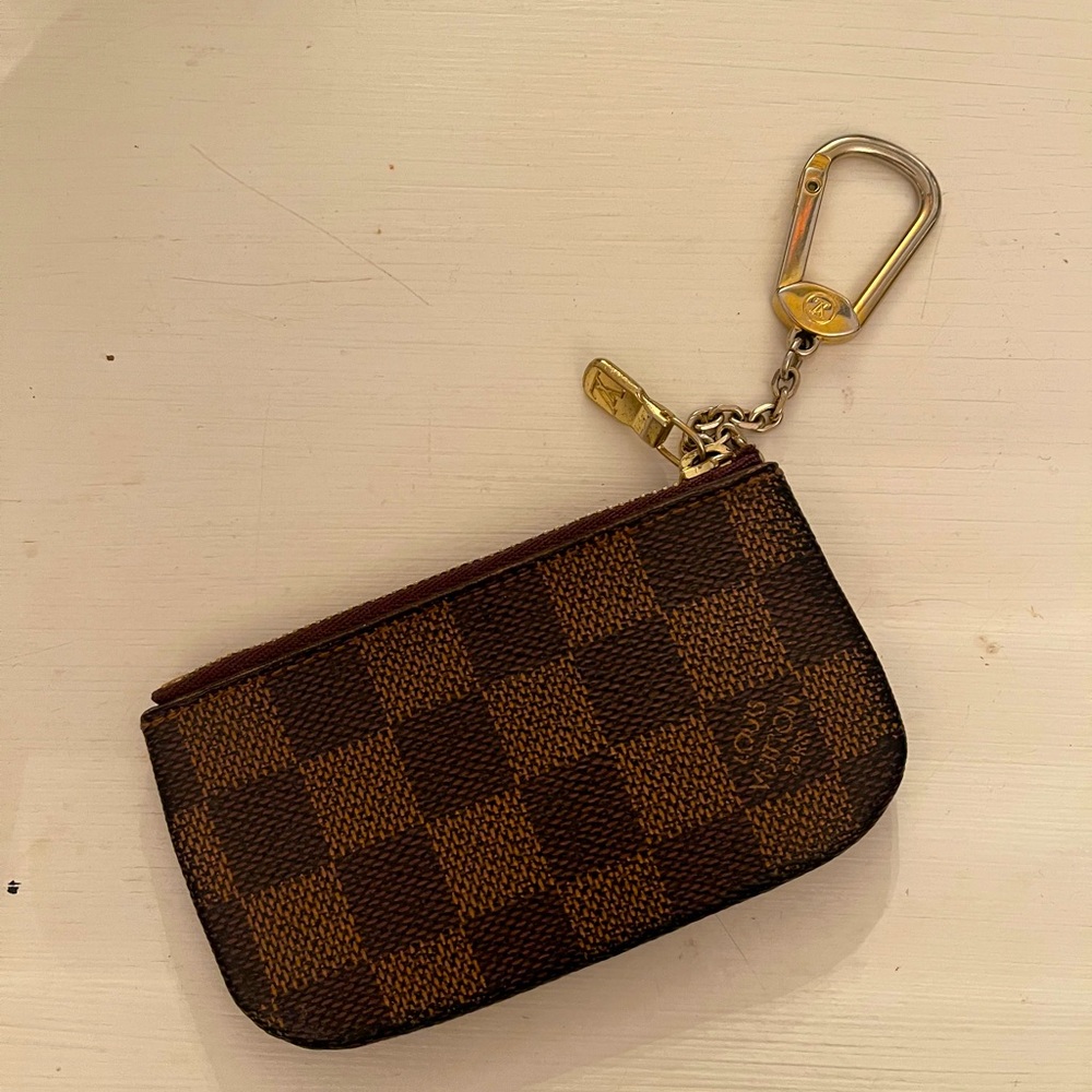 LOUIS VUITTON Damier Ebene Key Pouch